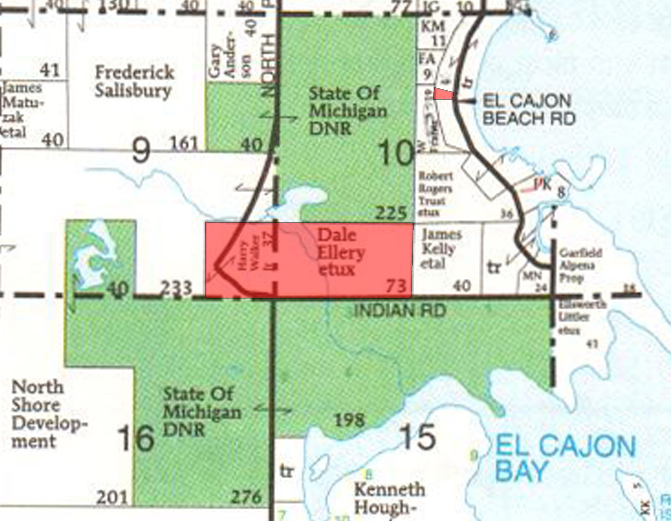 Alpena County Plat Map Lakeshore Realty Of Presque Isle, Michigan